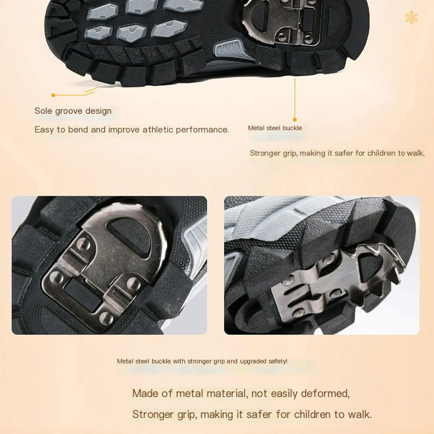 Childrens Fashion Snow Boots Outdoor Ski Shoes Boys Girls Kids Non Slip Comfy Warm Thick Shoes Mid Length Snowsuit