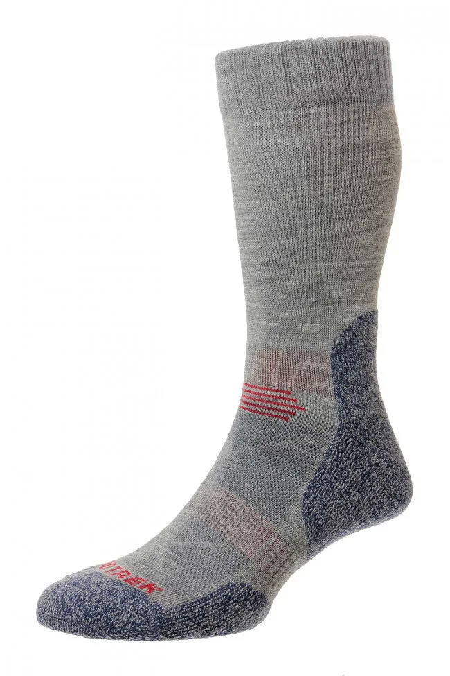 HJ Socks Protrek Adventure Trek Grey & Blue 6-11