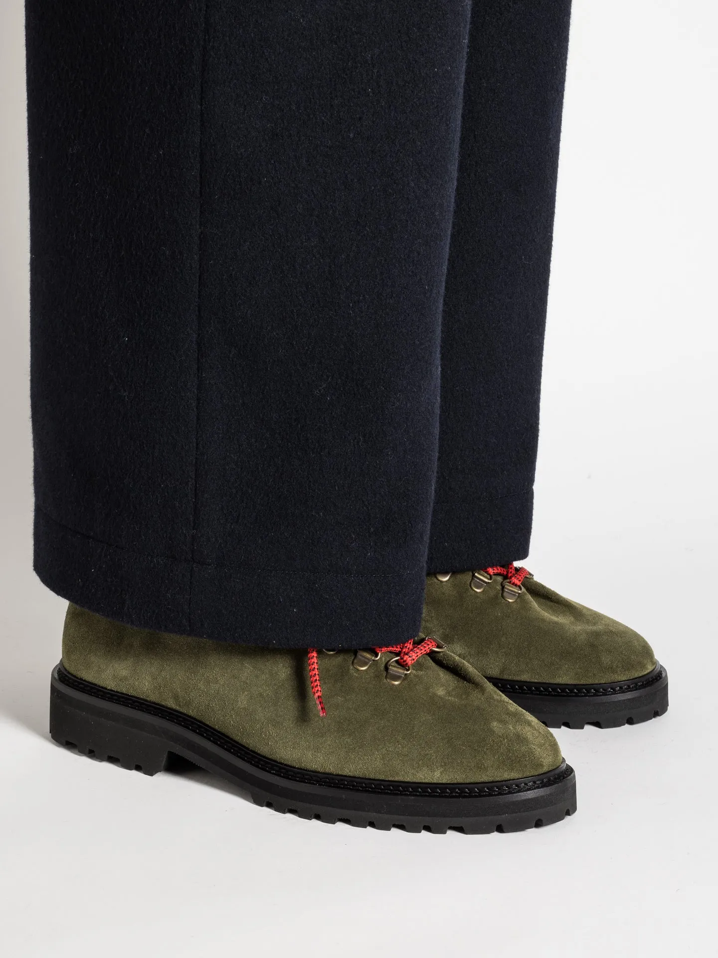 Premium Khaki Suede Lug Sole Rasmus Boots