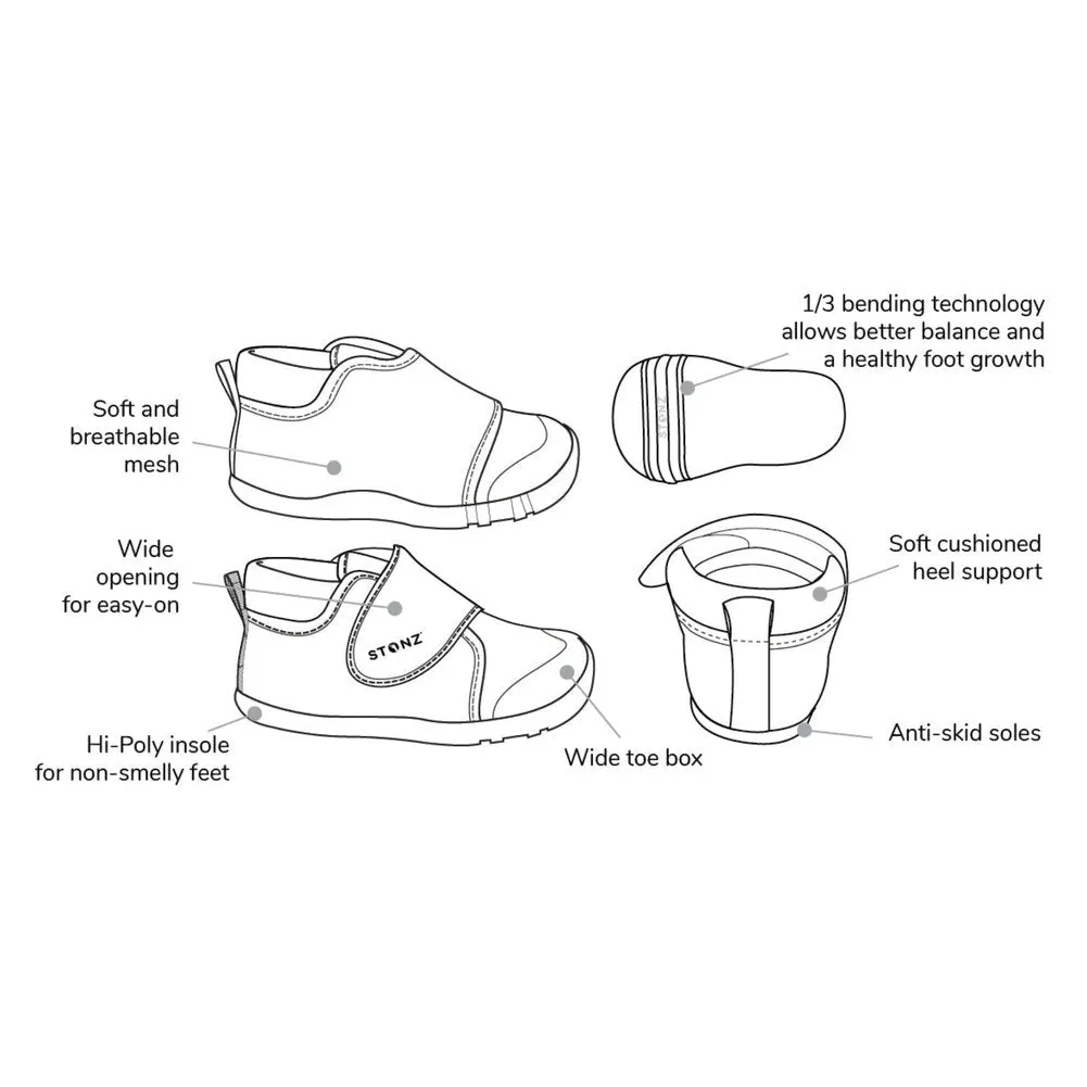 Stonz Cruiser Walking Shoes - Camel (6-12 Months)