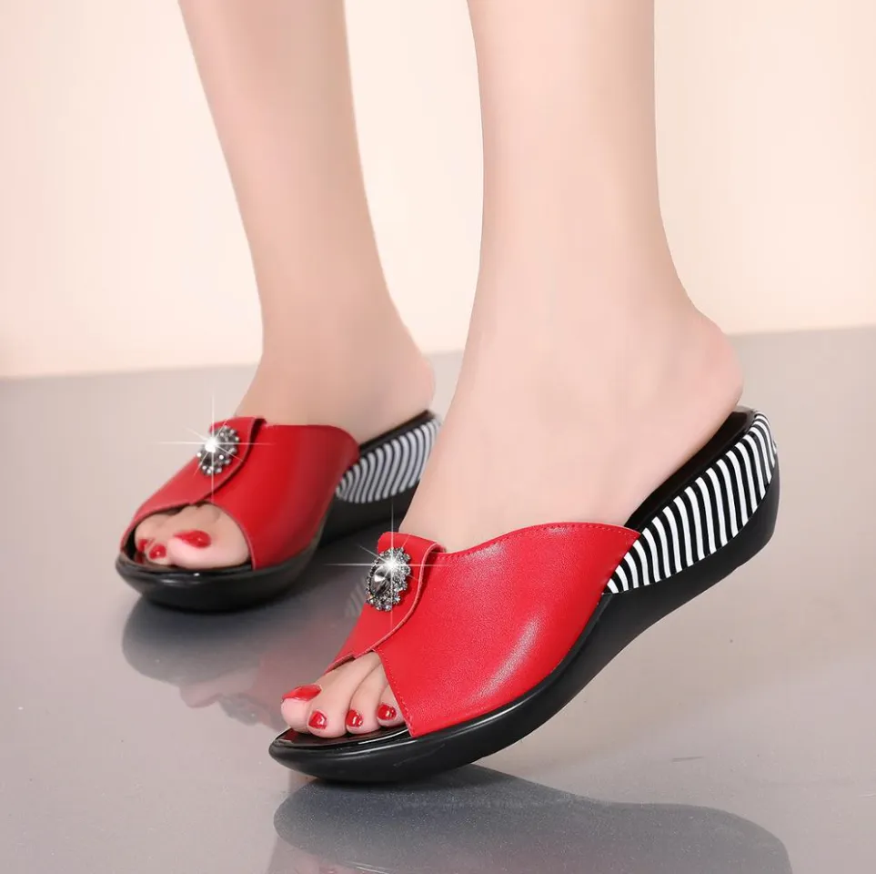 Womens Leather Non-slip Sandal for Teresa