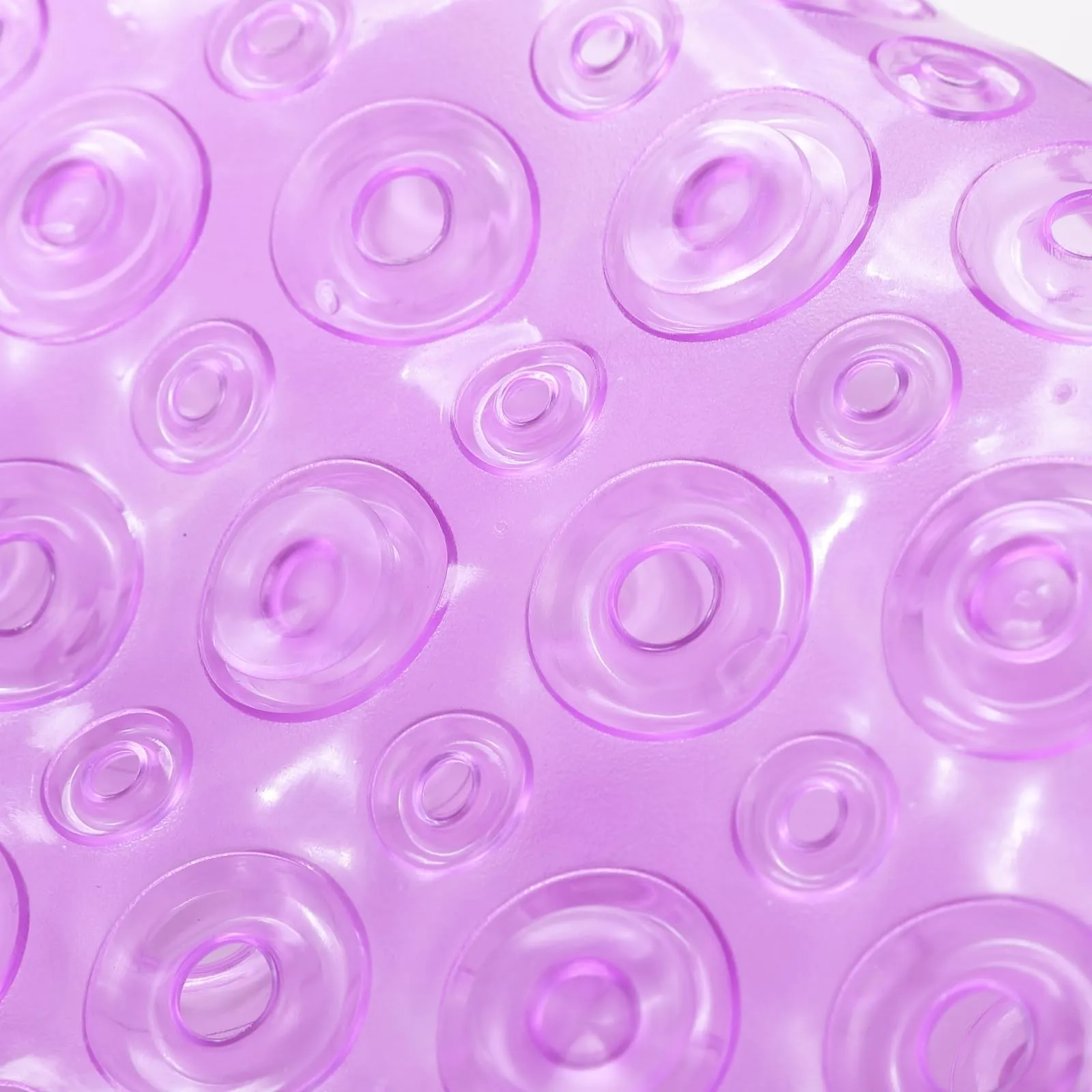 UMAI X SAVYA Home Diatom Mud Oval Bathroom Floor Mat PVC/Non-Slip & Soft/Light Weight Mat for Living Room, Anti Skid Mat for Bathroom Floor/Shower Mat/Multipurpose Mat (Purple) (Purple)