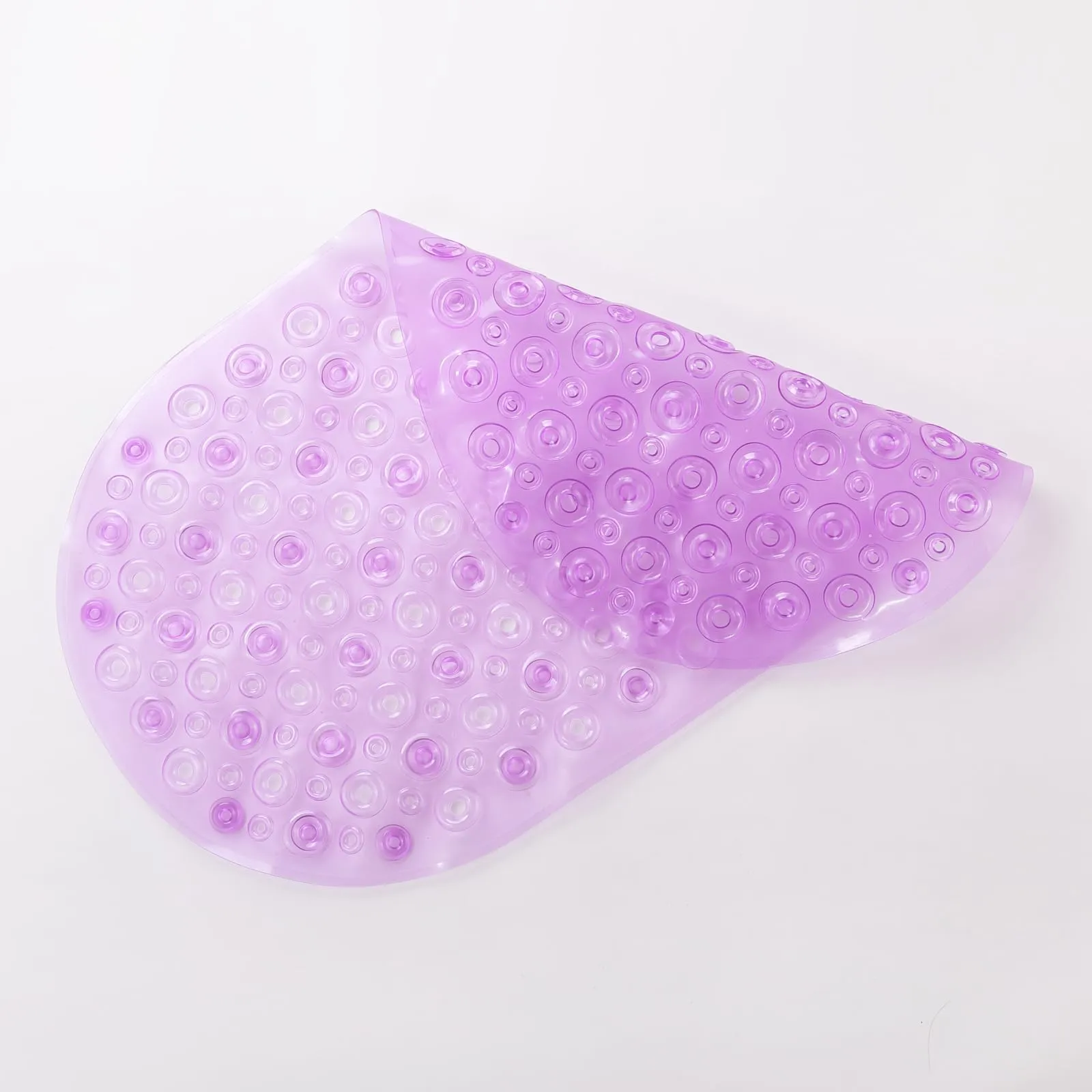 UMAI X SAVYA Home Diatom Mud Oval Bathroom Floor Mat PVC/Non-Slip & Soft/Light Weight Mat for Living Room, Anti Skid Mat for Bathroom Floor/Shower Mat/Multipurpose Mat (Purple) (Purple)