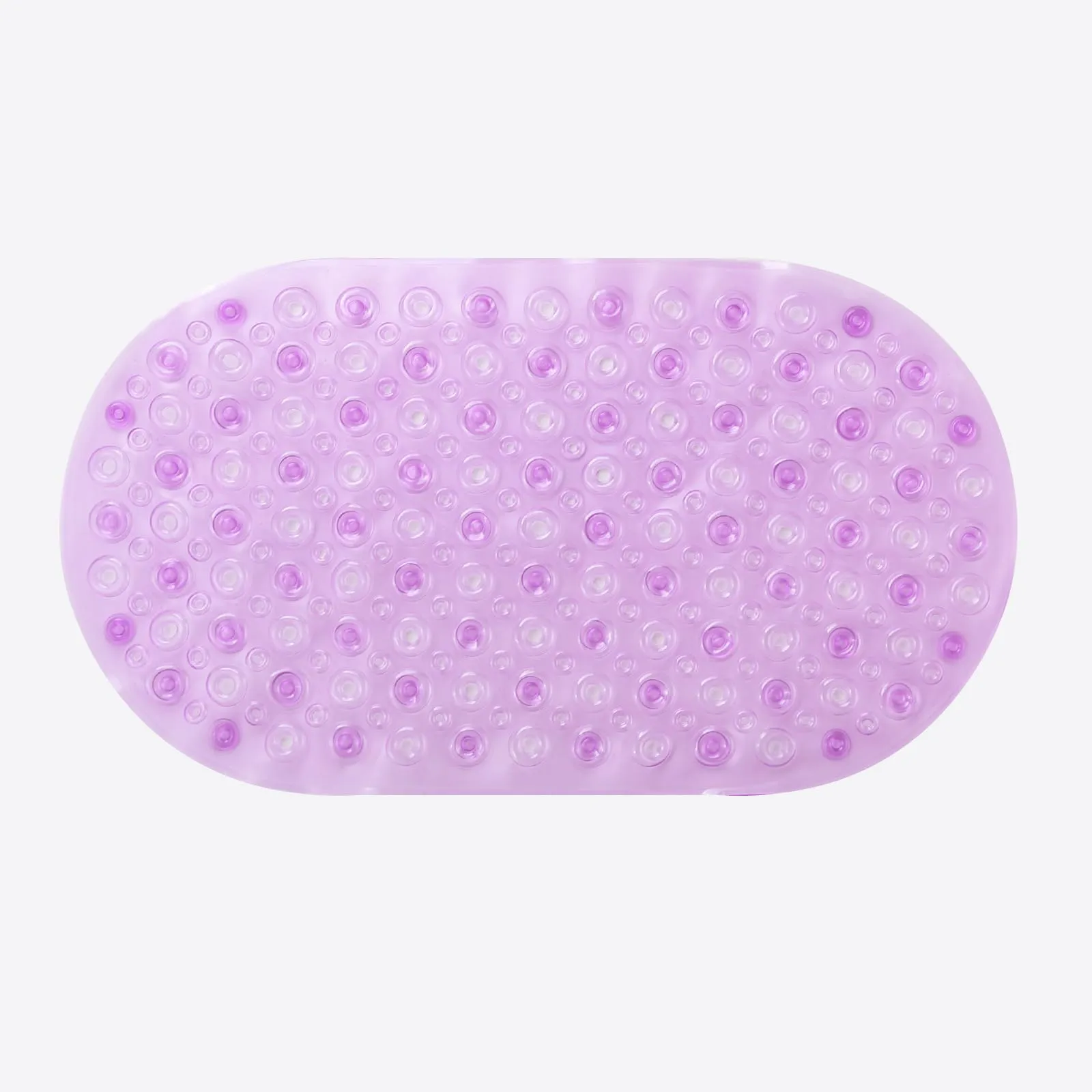 UMAI X SAVYA Home Diatom Mud Oval Bathroom Floor Mat PVC/Non-Slip & Soft/Light Weight Mat for Living Room, Anti Skid Mat for Bathroom Floor/Shower Mat/Multipurpose Mat (Purple) (Purple)